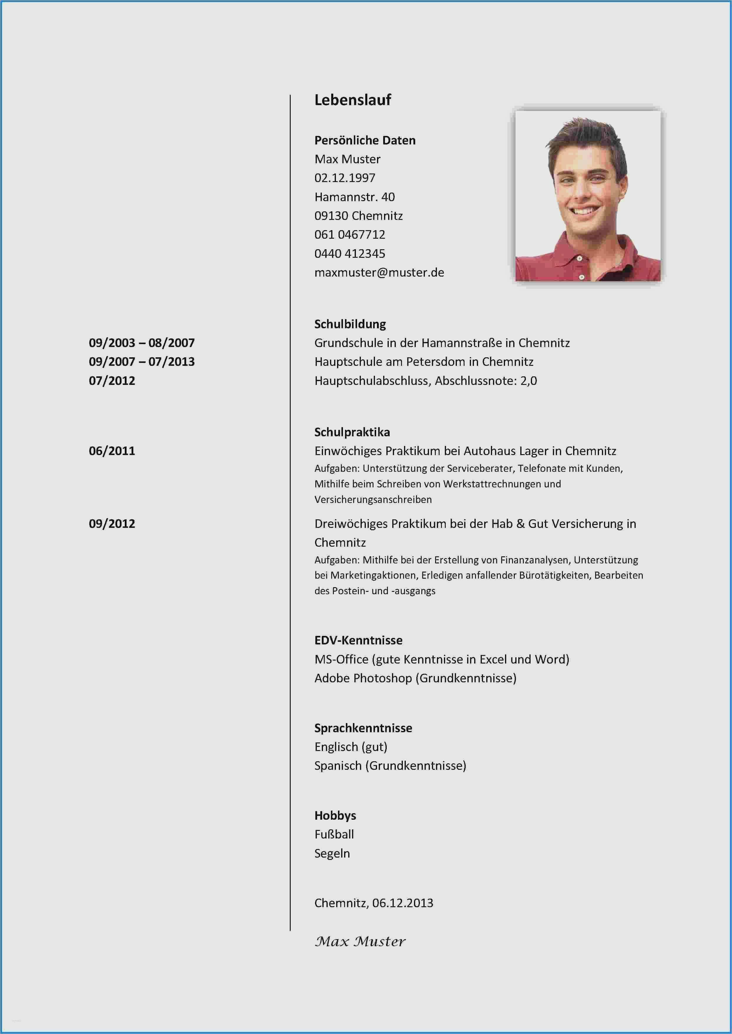 Tagesbericht Vorlage Word Erstaunlich 12 Tabellarischer Lebenslauf Schler Tabellarischer