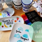 Tassen Bemalen Mit Kindern Vorlagen Wunderbar Diy Tipp Porzellan Und Emaille Bemalen Auch Mit