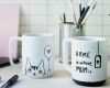 Tassen Bemalen Vorlagen Inspiration Tassen Bemalen – Black & White Ideen Edding