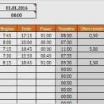 Tätigkeitsnachweis Vorlage Excel Wunderbar 60 Cool Arbeitszeitnachweis Vorlage 2017 Modelle