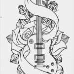 Tätowierer Vorlagen Wunderbar Tattoo Vorlagen Motiv Guitarre Rosen Band