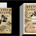 Tattoo Gutschein Vorlagen Zum Ausdrucken Genial Gratis Tattoogutschein Zum Downloaden