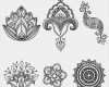 Tattoo Mandala Vorlage Erstaunlich Henna Tattoo Flower Template Mehndi Set