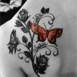 Tattoo Namen Vorlagen Elegant Schmetterling Tattoo Rose Namen originelles Design