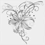 Tattoo Namen Vorlagen Wunderbar Einzigartige Blumen Tattoo Vorlagen Zum Ausdrucken Avec
