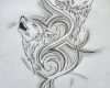 Tattoo Vorlage Drucken Inspiration Kunstwerk "wolf Motiv" Von Little tommy