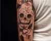Tattoo Vorlagen Frauen Oberarm Angenehm Zuckerschädel Tattoos 23 Ideen Mit Bedeutung