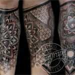 Tattoo Vorlagen Wade Männer Inspiration Geometric Custom Dotwork Tattoo Leg Sleeve 13 22 Tattoo