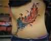 Tattoo Zeitschrift Vorlagen Wunderbar Tattoovorlage Bunte Feder Mit Schrift