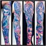 Tattoos Joker Vorlagen Erstaunlich Tattoo Vorlagen Hefte Angenehm Batman and the Joker Tattoo