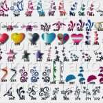 Tattoos Namen Vorlagen Kostenlos Cool 3 Wunsch Motive A 12 Tattoos Blumen Herzen ornamente