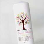 Taufkerze Lebensbaum Vorlage Beste Taufkerzen Taufkerze Lebensbaum Ii Mädchen Ein