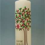 Taufkerze Lebensbaum Vorlage Erstaunlich Taufkerze Taufe Pinterest