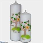 Taufkerze Lebensbaum Vorlage Gut Kerzenshop Für Taufkerzen Hochzeitskerzen