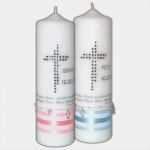 Taufkerze Lebensbaum Vorlage Inspiration Taufkerze Mit Swarovski Kreuz