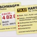 Taxi Visitenkarten Vorlagen Bewundernswert Visitenkarten Taxi Hartschwager