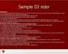 Technical Rider Dj Vorlage Best Of Dj Rider Template Gallery Template Design Ideas