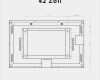 Technische Zeichnung Vorlage Elegant Media Board 42 Zoll