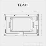 Technische Zeichnung Vorlage Elegant Media Board 42 Zoll