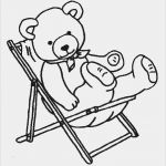 Teddybären Vorlagen Luxus Teddybär Im Liegestuhl Window Color Vorlage