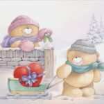 Teddybären Vorlagen Neu foreverfriends Teddy Winter