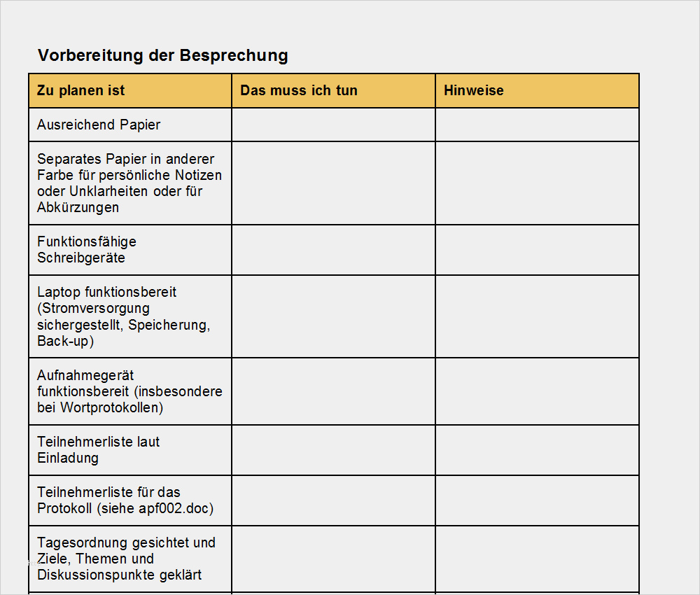 Teilnehmerliste Excel Vorlage Beste Protokollführung so Dokumentieren Sie Besprechungen Und