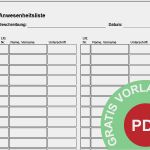 Teilnehmerliste Excel Vorlage Luxus Gratis Anwesenheitsliste Vorlage