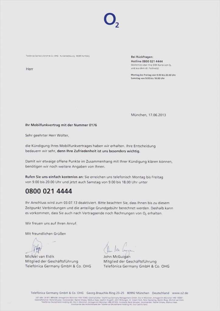 Telefon Vertrag Kündigung Vorlage Hübsch Kündigung Vodafone Lte Vertrag Vorlage Luxus O2 Blue All