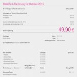 Telekom Kündigung Vorlage Handy Fabelhaft Mobilfunk Rechnung Erklärung & Muster