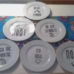 Teller Bemalen Vorlagen Elegant Diyporzellanmarkern Für Individuelles Geschirr Ichmags