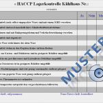 Temperaturkontrolle Vorlage Beste Haccp Checklisten Für Küchen Haccp Excel formular