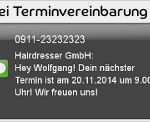 Terminerinnerung Per Sms Vorlage Schönste Marketing