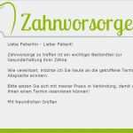 Terminerinnerung Vorlage Zahnarzt Inspiration Recall Zahnvorsorge Karte Motiv Zahn Grün