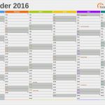 Terminkalender Vorlage Erstaunlich Excel Kalender 2016 Kostenlos