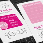 Terminkarten Vorlage Erstaunlich Terminkarten Eines Beauty Salons Erstellen Saxoprint Blog