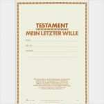 Testament österreich Vorlage Inspiration Rnk Verlag Vordruck Testament "mein Letzter Wille" 2812