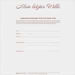 Testament Vorlage Kostenlos Erstaunlich Testament Muster Kostenlos Ausdrucken Inspirierend Besten