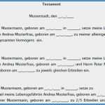 Testament Vorlage Word Erstaunlich Vorlage Testament Word Luxus atemberaubend Testament