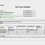 Testplan Vorlage Excel Großartig Test Case Template