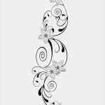 Teufelchen Tattoo Vorlagen Schönste Blumen Tattoo Mit Schnörkel Kombiniert Tatoo