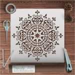 Textildruck Vorlagen Erstaunlich Plantillas De Mandala Estilo Stencil Plantilla Por