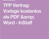 Tfp Vertrag Dsgvo Vorlage Erstaunlich Tfp Vertrag Vorlage Kostenlos Als Pdf & Word Instaff