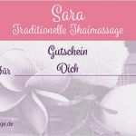 Thai Massage Gutschein Vorlage Bewundernswert Thai Massage Bochum Linden Hattingerstr 746