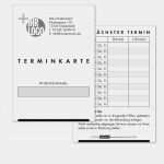 Therapiebericht Logopädie Vorlage Angenehm Terminkarte Aus Karton Mit Ihren Kontaktdaten Und Logo