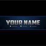 Thumbnail Vorlage Photoshop Bewundernswert Youtube Banner Templates
