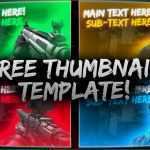 Thumbnail Vorlage Photoshop Erstaunlich Free Advanced Warfare Template Psd Free