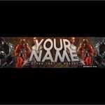 Thumbnail Vorlage Photoshop Schön Zova Youtube Banner Template Gaming