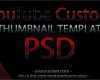 Thumbnail Vorlage Photoshop Süß 2012 Custom Shop Psd Template