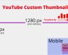 Thumbnail Vorlage Photoshop Süß Custom S [template Included] social Blade