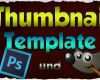 Thumbnail Vorlage Photoshop Süß Template